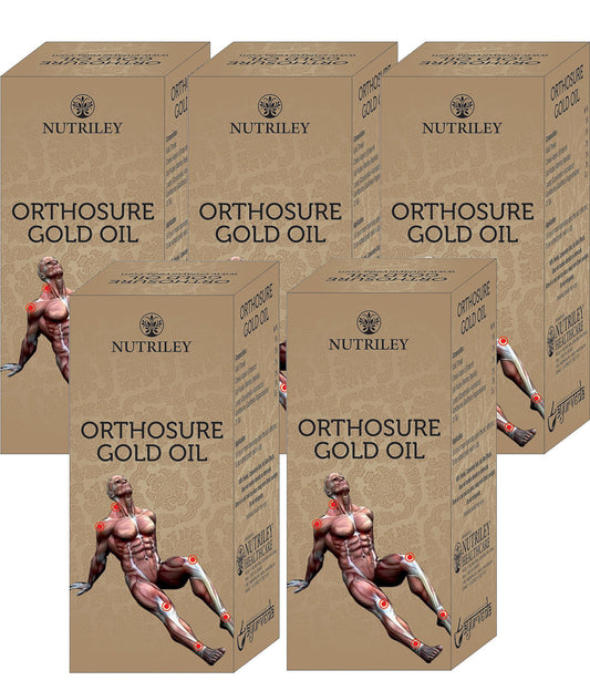 CRD Ayurveda Orthosure Gold Oil - Joint Pain / Arthritis Oil (30ML) - Pack of 5