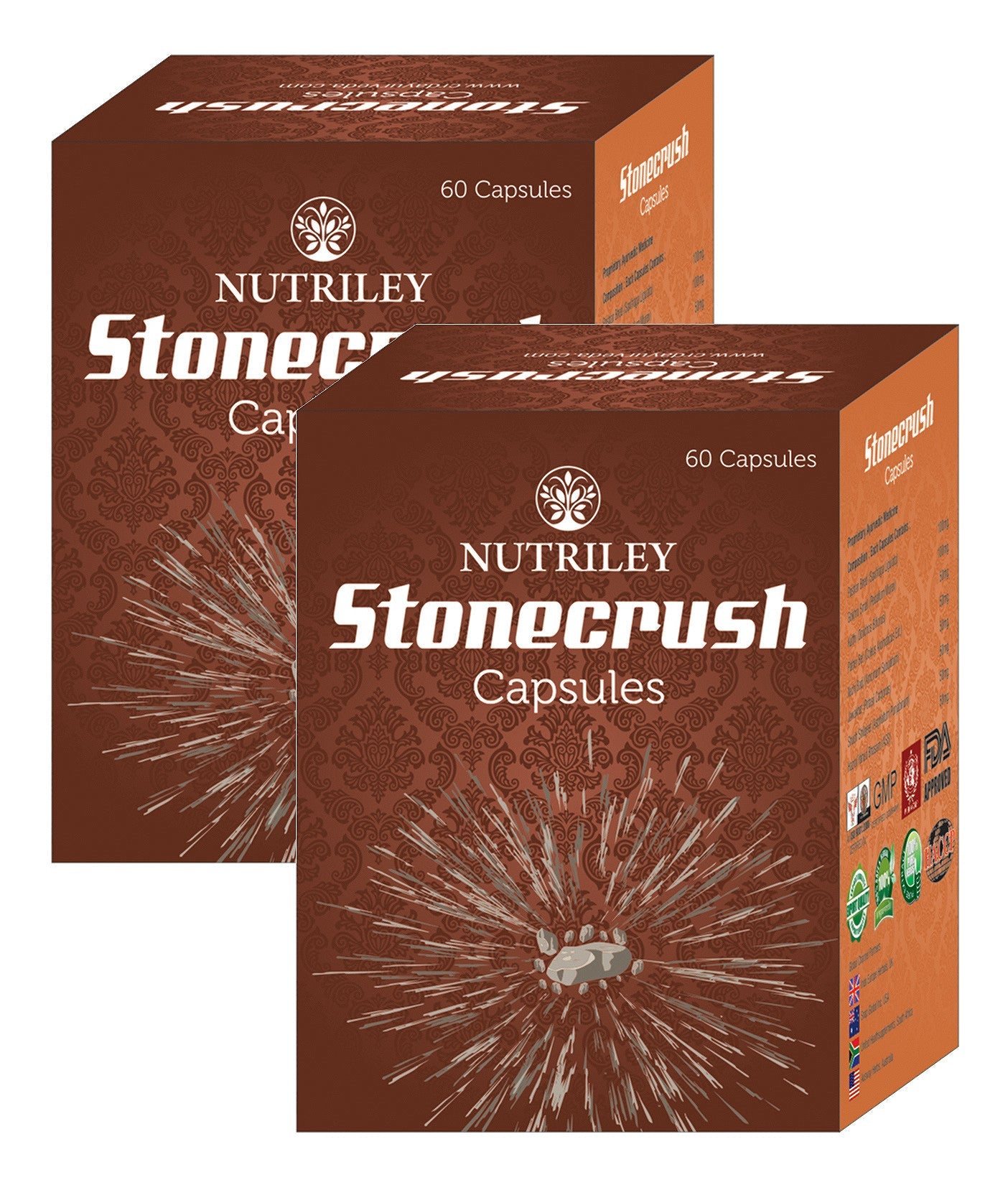 CRD Ayurveda Stonecrush - Stone Care Capsules (60 Capsules)